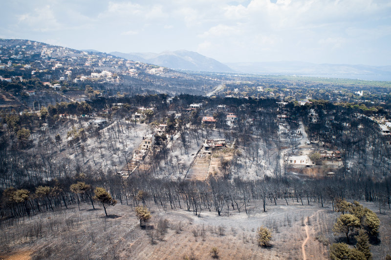 Εθνικό Αστεροσκοπείο: Ολική καταστροφή στο Μάτι -Το 70% κάηκε ολοσχερώς - Φωτογραφία 8