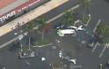 Λος Άντζελες: Αεροπλάνο συνετρίβη σε πάρκινγκ εμπορικού κέντρου