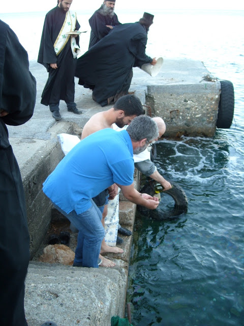10951 - Βάπτιση 26χρονου στην Ιερά Μονή Δοχειαρίου Αγίου Όρους - Φωτογραφία 7