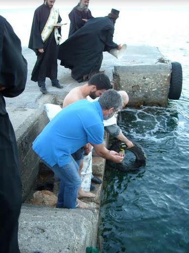 Μία ξεχωριστή βάπτιση στην Ι.Μ. Δοχειαρίου Αγίου Όρους - Φωτογραφία 5