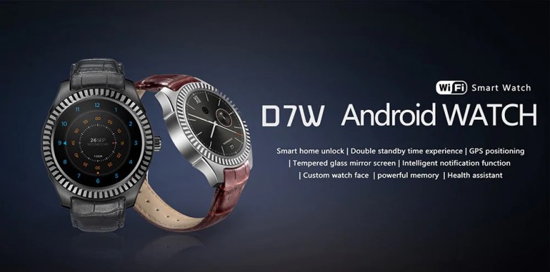 D7W smartwatch: με 3G, WiFi HotSpot (!) και NFC - Φωτογραφία 2