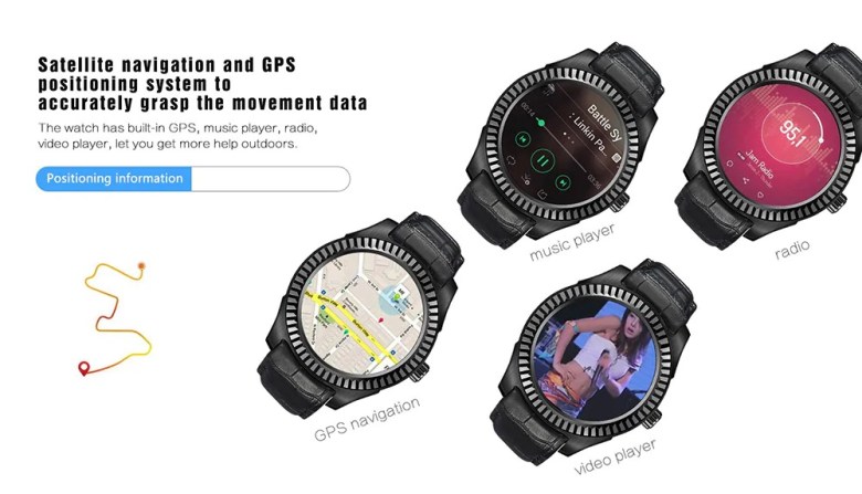 D7W smartwatch: με 3G, WiFi HotSpot (!) και NFC - Φωτογραφία 3