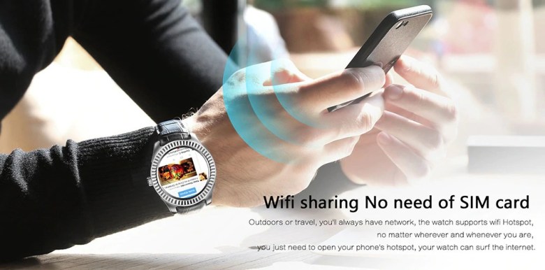 D7W smartwatch: με 3G, WiFi HotSpot (!) και NFC - Φωτογραφία 4