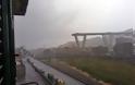 Ιταλία: Κατέρρευσε γέφυρα λίγο έξω από την Γένοβα