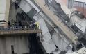 11 νεκροί και 20 τραυματίες από κατάρρευση οδογέφυρας λίγο έξω από τη Γένοβα - Φωτογραφία 4