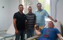 Σέρβος αστυνομικός έδωσε αίμα για τους πυρόπληκτους της Αττικής