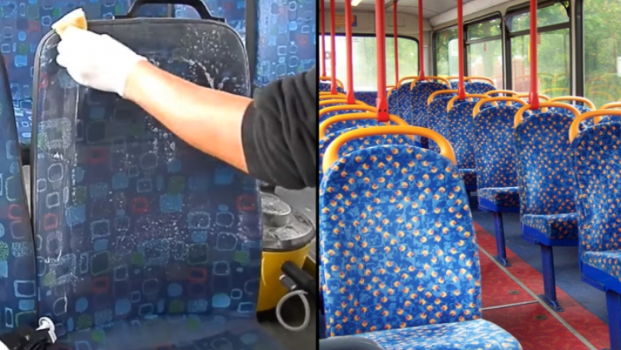O λόγος που τα καθίσματα των λεωφορείων έχουν πολύχρωμα σχέδια - Φωτογραφία 1