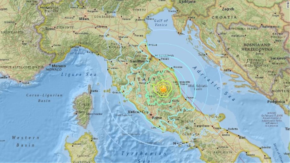 Ιταλία: Σεισμική δόνηση 4,7 Ρίχτερ - Φωτογραφία 1