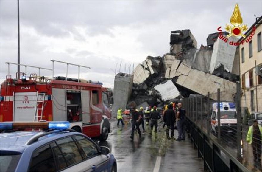 Τραγωδία στη Γένοβα: Στους 38 οι νεκροί από την κατάρρευση της γέφυρας Video - Φωτογραφία 6
