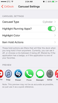 CirDock : Φτιάξτε το dock στο iPhone σας όπως σας αρέσει και όχι όπως σας αφήνει η Apple - Φωτογραφία 4