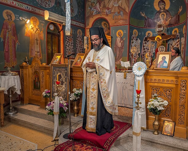 Με κατάνυξη εορτάστηκε στην Ι.Μ. Αγίου Γεωργίου Αστακού η εορτή της Κοιμήσεως της Θεοτόκου- ΦΩΤΟ - Φωτογραφία 7