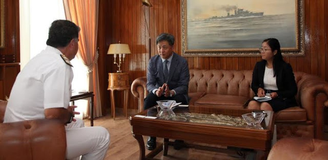 Συνάντηση Αρχηγού ΓΕΝ με τον Πρέσβη της Δημοκρατίας της Κορέας - Φωτογραφία 2