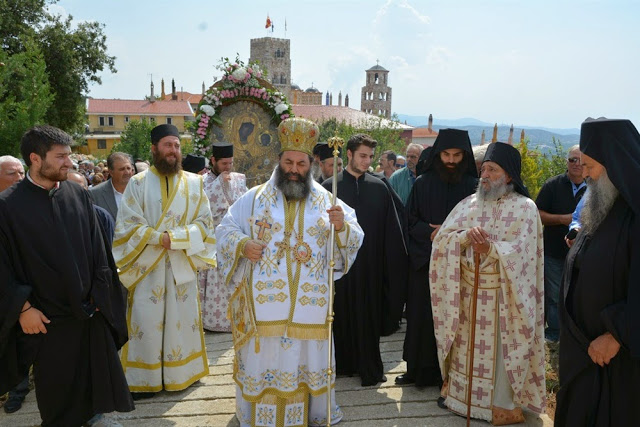 11022 - Η Παναγία η Γοργοϋπήκοος από την Ιερά Μονή Δοχειαρίου στο Σοχό - Φωτογραφία 2