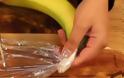 Το κόλπο για να μην μαυρίζουν οι μπανάνες [video]