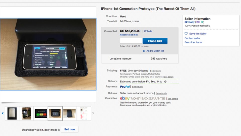 Πωλείται στο eBay σπάνιο πρωτότυπο iPhone και οι προσφορές έχουν ήδη ξεπεράσει τα $13.000 - Φωτογραφία 2
