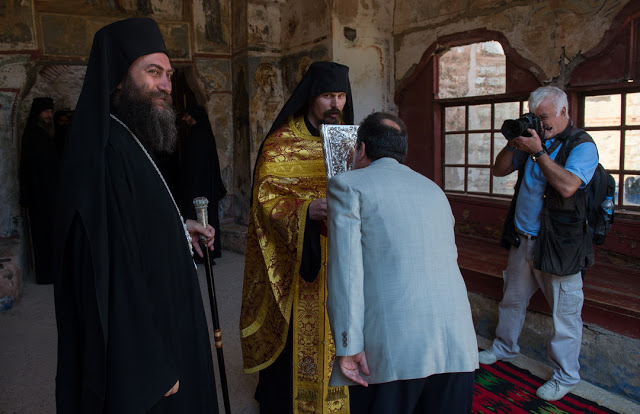 11032 - Ο νέος Πολιτικός Διοικητής του Αγίου Όρους στο Χιλιανδάρι (φωτογραφίες) - Φωτογραφία 5