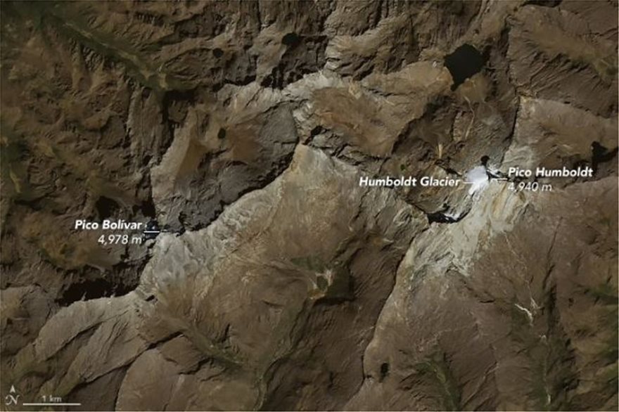 Δορυφορικές φωτογραφίες: «Εξαφανίζεται» ο παγετώνας Humboldt στη Βενεζουέλα - Φωτογραφία 3
