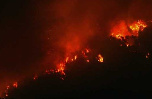 Φωτιά στο Οίτυλο Λακωνίας – Αυτόπτης μάρτυρας στον FLY, κάνει λόγο για εμπρησμό - Φωτογραφία 1