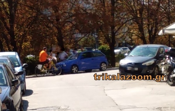 Δείτε τι συμβαίνει όταν παρκάρεις σε ποδηλατόδρομο στα Τρίκαλα - Φωτογραφία 2
