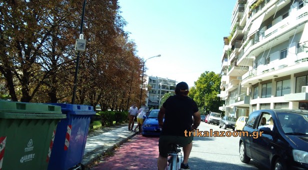Δείτε τι συμβαίνει όταν παρκάρεις σε ποδηλατόδρομο στα Τρίκαλα - Φωτογραφία 3