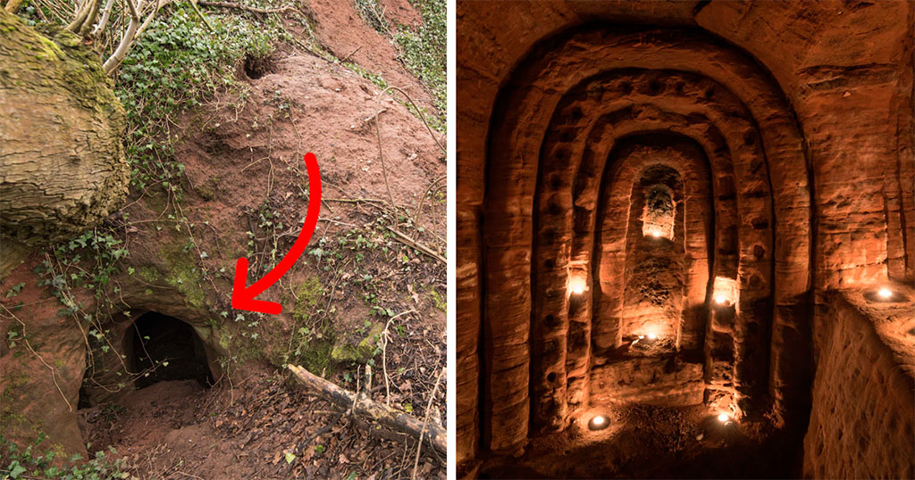Ανακάλυψαν φωλιά λαγού που οδηγεί σε μυστική σπηλιά 700 ετών χτισμένη από Ιππότες - Φωτογραφία 1