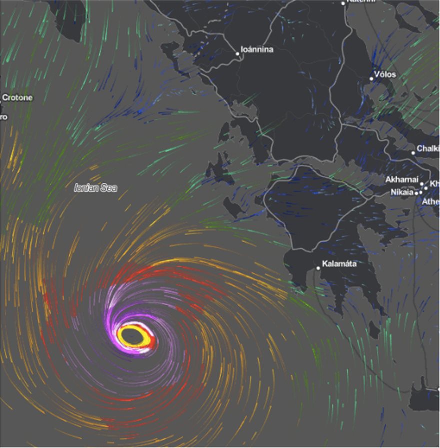 Καιρός: Ο «Ξενοφών» απειλεί με μεσογειακό κυκλώνα 12 μποφόρ το νότιο Ιόνιο - Φωτογραφία 2