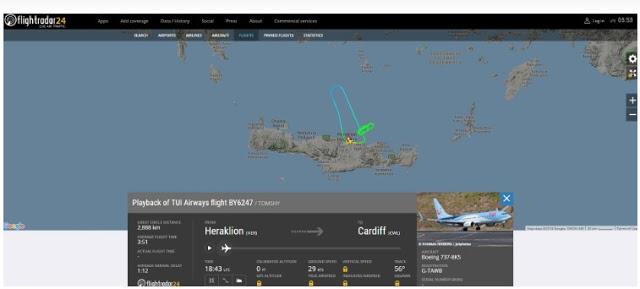 Πρόβλημα στον αέρα για αεροσκάφος που έφυγε από το Ηράκλειο - Φωτογραφία 2