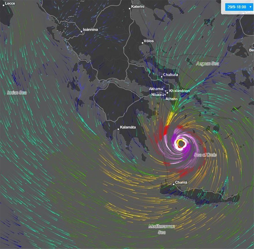 Μετά τον «Ξενοφώντα», ο «Ζορμπάς»: Ποιες περιοχές θα πλήξει ο μεσογειακός κυκλώνας - Φωτογραφία 4