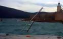 Λευκάδα: Βούλιαξε ιστιοφόρο στην αμμόγλωσσα από τη θαλασσοταραχή (video)