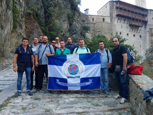 Προσκυνηματική εκδρομή της Τοπικής Διοίκησης Λάρισας της Διεθνούς Ένωσης Αστυνομικών στο Άγιον Όρος - Φωτογραφία 2