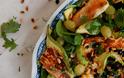 Σαλάτα σπανάκι με ψητά κολοκυθάκια, Κορινθιακή σταφίδα, κουκουνάρι, σταφύλια και χαλούμι - Φωτογραφία 7