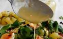 Σαλάτα σπανάκι με ψητά κολοκυθάκια, Κορινθιακή σταφίδα, κουκουνάρι, σταφύλια και χαλούμι - Φωτογραφία 8