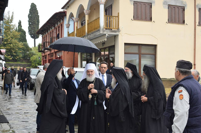 11111 - Φωτογραφίες από την υποδοχή του Πατριάρχη Σερβίας κ.κ. Ειρηναίου στην πρωτεύουσα του Αγίου Όρους - Φωτογραφία 2