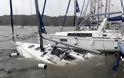 Ο κυκλώνας Ζορμπάς βύθισε 14 σκάφη στην Καλαμάτα - Δεκάδες γιοτ υπέστησαν ζημιές