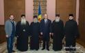 11124 - Αγιοπαυλίτες Πατέρες στον Πρόεδρο της Μολδαβίας Ίγκορ Ντοντόν