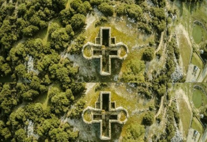 Tο κάστρο με το σχήμα σταυρού που χτίστηκε στην τουρκοκρατία [video] - Φωτογραφία 1