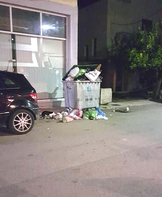 ΒΟΝΙΤΣΑ: Ο κάδος με τα απορρίμματα είναι γεμάτος και τα σκουπίδια ξεχειλίζουν μέχρι έξω.... - Φωτογραφία 4