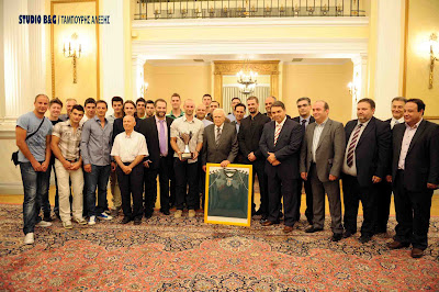 Στο Προεδρικό Μέγαρο η ομάδα του χάντμπολ του Διομήδη Άργους - Φωτογραφία 2