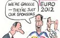 Προκλητική γελοιογραφία στη Guardian: Στο Euro με χορηγό την Γερμανία!