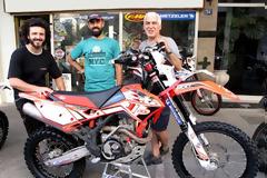 Ο Ανδρέας Γκλαβάς στο Romaniacs  του 2012 με Beta RR400