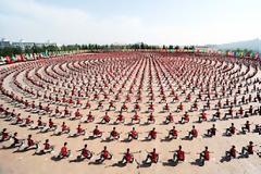 10.000 μαθητές κουνγκ-φού σε απόλυτο συχγρονισμό!