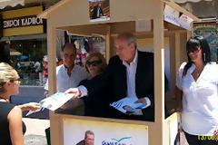 Η περιοδεία του εκπροσώπου των Ανεξάρτητων Ελλήνων Τέρενς Κουίκ σε Χίο και Οινούσσες