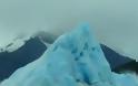 Θεαματική κατάρρευση τεράστιου παγόβουνου! (video)
