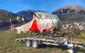 Στο Καρπενήσι βρήκαν το… ελικόπτερο που είχε κλαπεί στο Μεσολόγγι (φωτο)