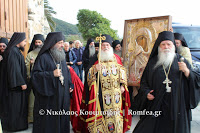 11157 - Υποδοχή της Παναγίας της Παραμυθίας στην Ιερά Μονή Ξενοφώντος Αγίου Όρους (φωτογραφίες) - Φωτογραφία 2