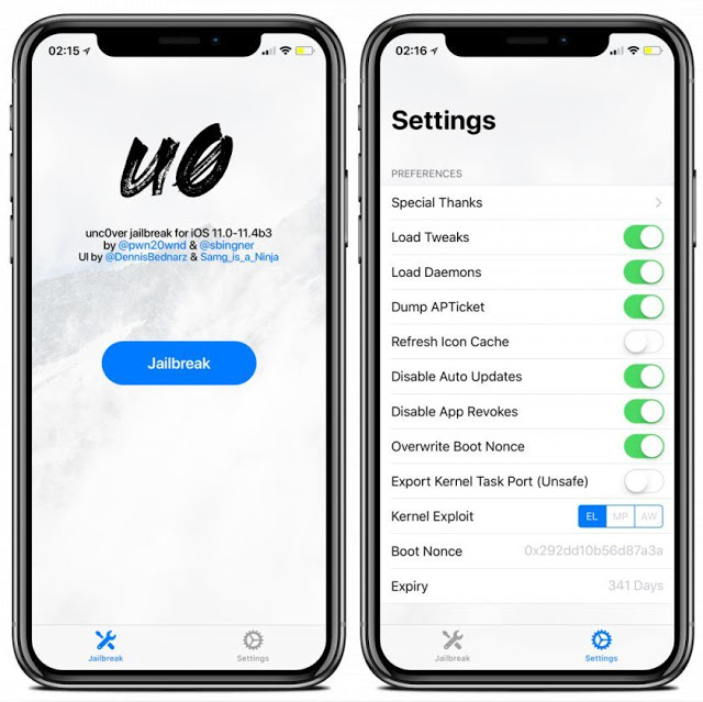 Κατεβάστε το unc0ver jailbreak για το iOS 11.0-11.4 Beta 3 - Φωτογραφία 3