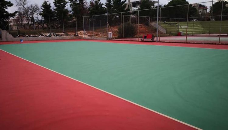 Ραφήνα: Έτοιμα, σε χρόνο ρεκόρ, τα γήπεδα τένις στο Νέο Βουτζά - Φωτογραφία 1