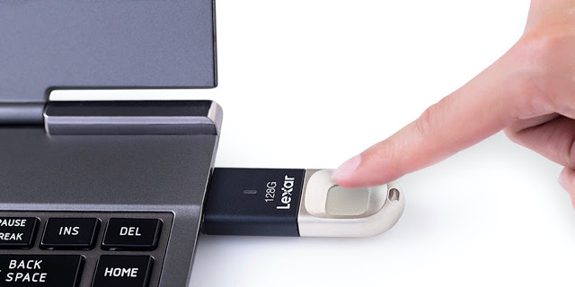 USB flash drive με βιομετρική ασφάλεια για όσους ανησυχούν για την ασφάλεια των δεδομένων - Φωτογραφία 1