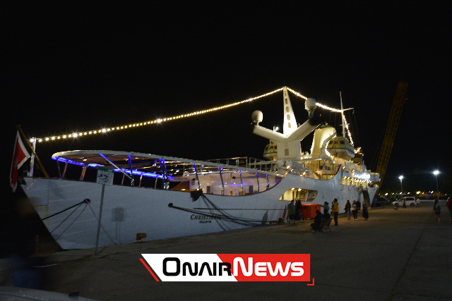 Φωταγωγημένη η θρυλική θαλαμηγός «Χριστίνα» στο λιμάνι του Μεσολογγίου (ΦΩΤΟ + VIDEO) - Φωτογραφία 2