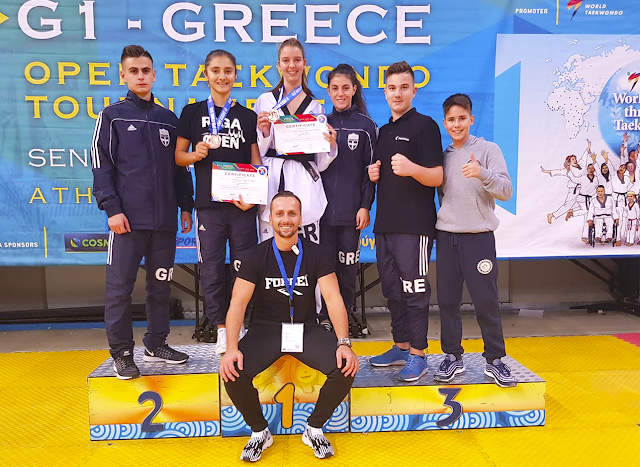 2 ΜΕΤΑΛΛΙΑ και ΤΡΕΙΣ 5ες θέσεις κατέκτησε o ΑΣ ΘΗΣΕΑΣ ΑΙΤ/ΝΙΑΣ στο Παγκόσμιο πρωτάθλημα Taekwondo που έγινε στην Αθήνα - Φωτογραφία 1